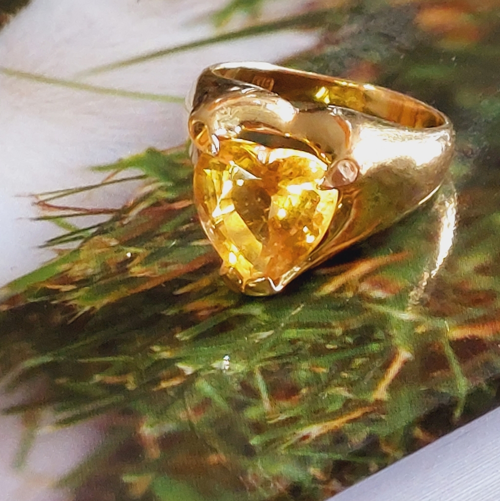 Citrine ring - Picture 2 of 7